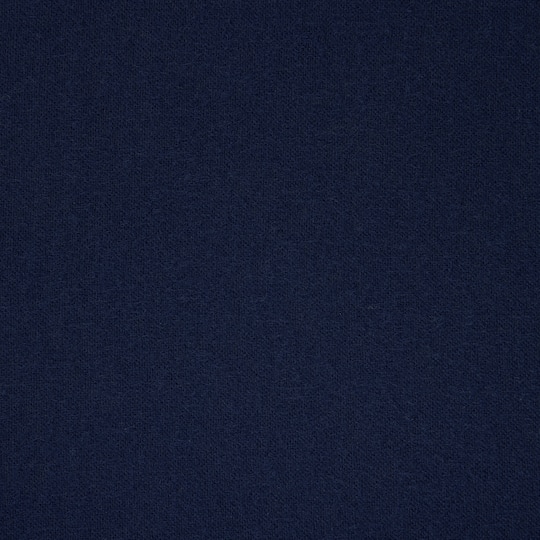 10 yd. Full Bolt: Feldman Navy Solid Cotton Flannel